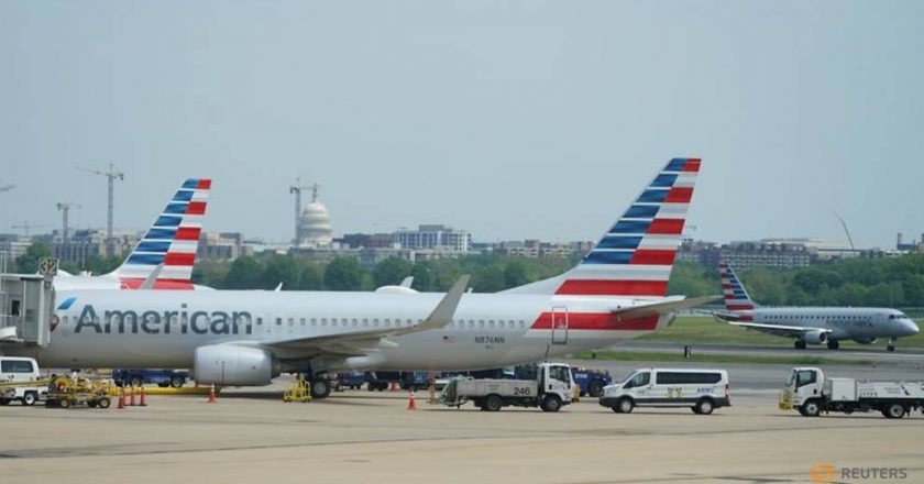 US Treasury agrees on loan terms with American, four other airlines