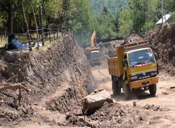 Construction of mega lift irrigation project at Tral in full swing after J&K turns into UT