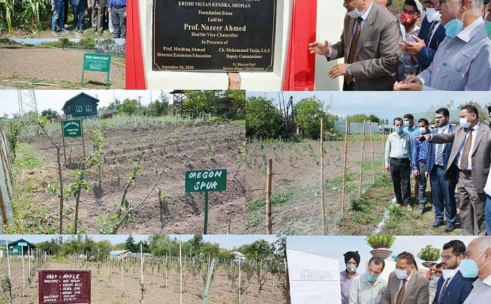 ##  Krishi Vigyan Kendra’s foundation stone laid by SKUAST-Kashmir VC ##