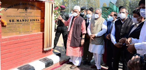 J&K LG inaugurates sports infrastructure worth Rs 49.78 crores