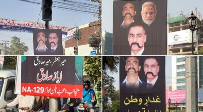 PM Modi, Abhinandan posters come up in Pakistan MP Ayaz Sadiq’s constituency
