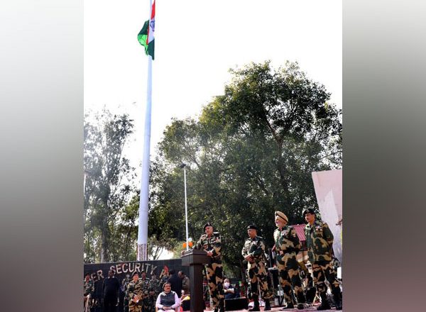 Indian BSF unfurls 131-feet-high tricolour at India-Pak border in Jammu
