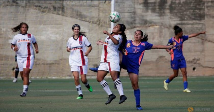 Venezuelan football players fight for a shot in women’s Libertadores cup