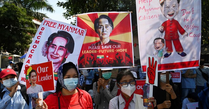 Chinese companies mum as international companies condemn Myanmar’s growing violence