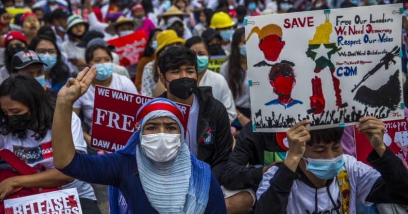 Western countries step up pressure on Myanmar junta as protesters defy warnings