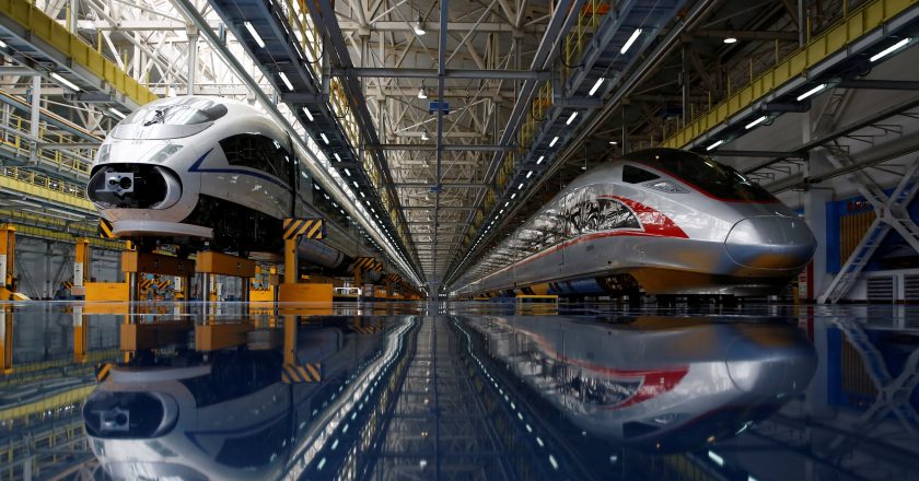 China halts two high-speed rail projects.