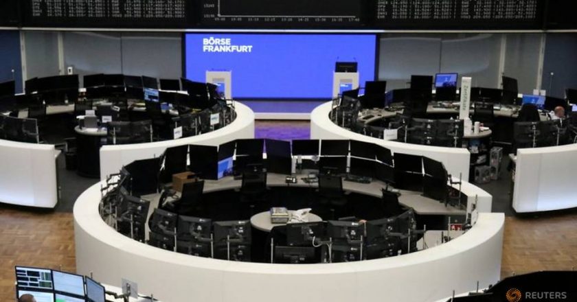 US stocks rebound following rout, bond yields edge down