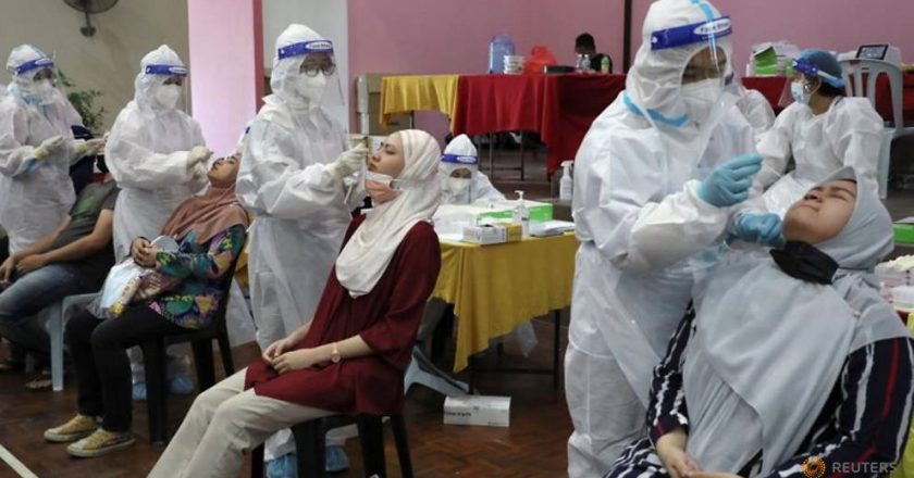 Record 9,180 new COVID-19 cases, ICU patients in Malaysia amid third nationwide lockdown