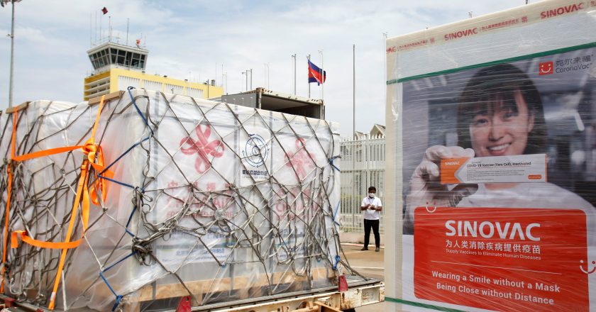 Six vaccinated countries have high Covid infection rates. Five of them rely on Chinese vaccines