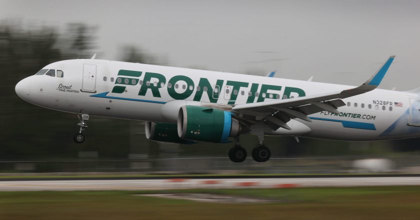 Frontier Airlines passenger taped to seat after allegedly groping, attacking flight attendants