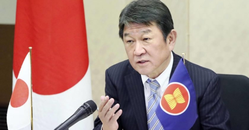 Japan, ASEAN agree on importance of free navigation in South China Sea