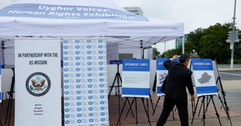 China accuses Washington of ‘low political tricks’ over Uyghur exhibit