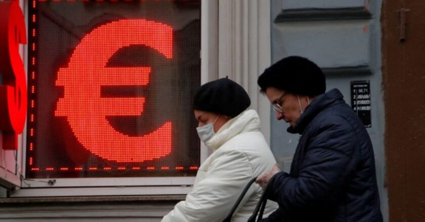 Euro eases after ECB meeting, while dollar firms following inflation data