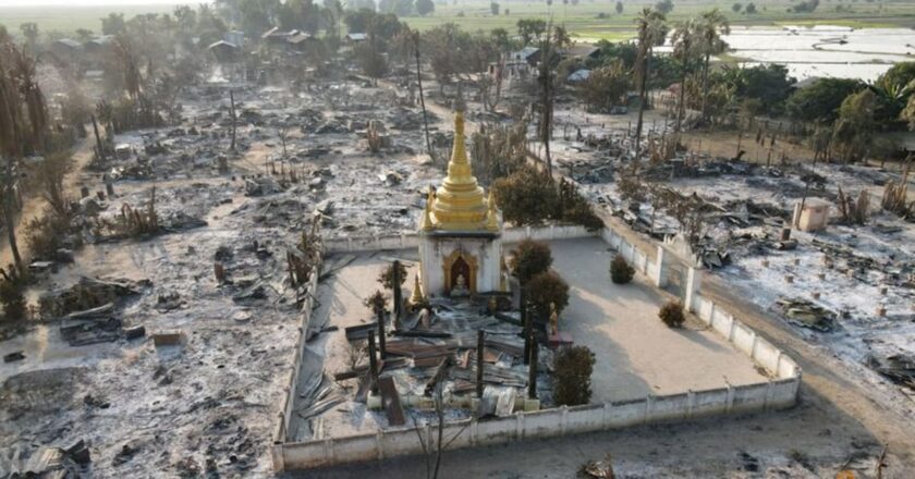 Troops burn villages in Myanmar heartland, seek to crush resistance
