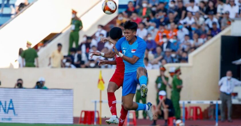 Singapore keep SEA Games hopes alive after 1-0 win over Cambodia