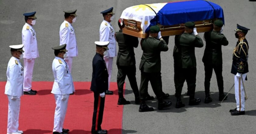 Hero’s burial for former Philippine leader Fidel Ramos