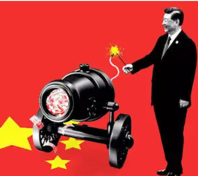 Xi Jinping unintentionally hit the wrong target with his massive money cannon.