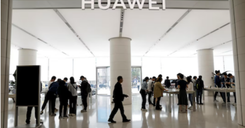 Huawei, a Chinese company, “hopes its new AI chip can outperform Nvidia.”
