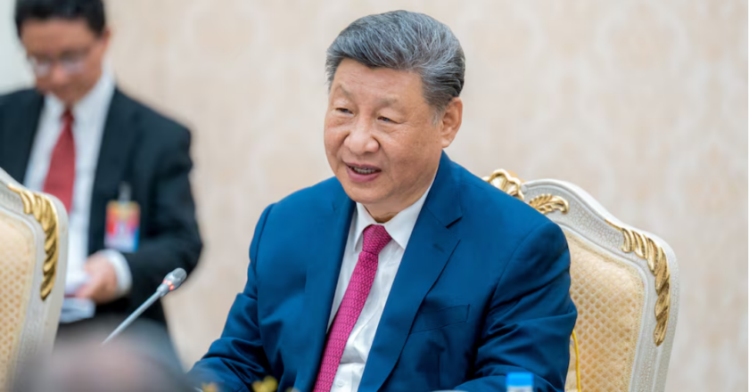 Amid the trade battle, China’s Xi will travel to Shanghai as a show of force.