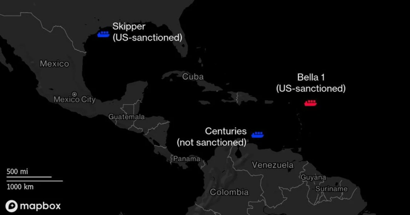 US Pursuit of Third Oil Tanker Intensifies Venezuela Blockade